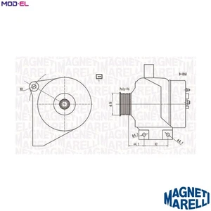 ALTERNATOR 063731861010 FOR VOLVO S80/I S60 XC70/CROSS/COUNTRY/SUV V70/Mk/II - Picture 1 of 9