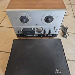 Akai 4000D Solid State Reel To Reel Recorder + Cover - TEILE ODER REPARATUR! - LESEN! - Bild 1 von 24