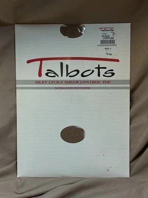 Pantimedias Talbots Lycra Sedosa Control Transparente Talla C Color es Arena De Colección Nuevas en Paquete Nuevas Foto 1 de 4