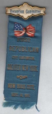 1897 New York City First Republican Convention Band - Bild 1 von 2