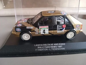 ixo model 1:43 lancia delta hf esso rally San Remo - Foto 1 di 8