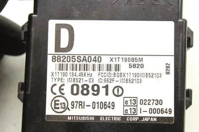 2006 斯巴鲁 Impreza WRX 防盗模块单元 88205SA040 工厂原始设备制造商 06-07 — 第 1/4 张图片