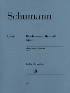 Schumann Piano Sonata in F Sharp Minor Op 11 Henle Urtext Solo Sheet Music Book - Picture 1 of 1