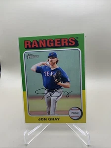 2024 Topps Heritage - Short Print - 66 Jon Gray SP - Texas Rangers - Picture 1 of 2
