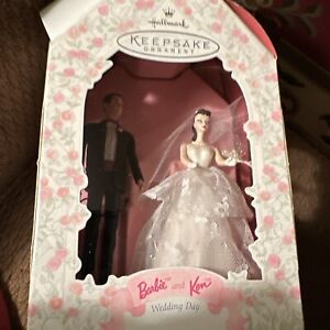 'Wedding Day' 'Ken & Barbie' Series NEW Hallmark 1997 Ornament