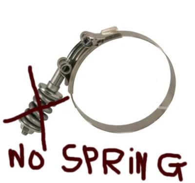 (6) Abrazadera de tubo turbo intercambiador de calor Ford F650 F750 OEM 04-15 4C4Z6K786EA Foto 1 de 3