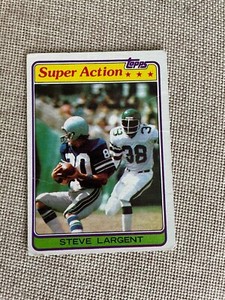 1981 Topps - #343 Steve Largent - Super Action