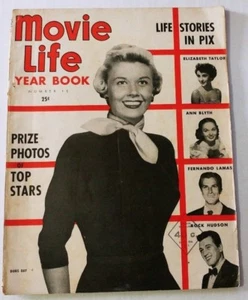 1952 Movie Life Year Book Movie Magazine Liz Taylor Rock Hudson Fernando Lamas - Imagen 1 de 12