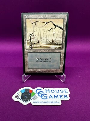 MTG Swamp (B - High Branch) Italian Beta Revised FBB Black Bordered *CCGHouse* - Image 1 of 2