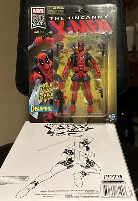 Marvel Legends Deadpool Nuevo en Caja Retro 80 Aniversario Caja Exterior ¡También! Foto 1 de 4