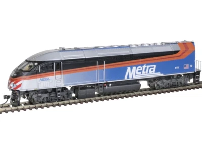 Atlas HO Scale ~ Master Gold ~ MP36PH-3C Metra #418 ~ DC/DCC Sound ~ 10004159 - Image 1 of 4
