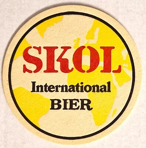 BRASILIEN SKOL BIER BEER ORIGINAL BIERDECKEL - 1970er JAHRE - Picture 1 of 2