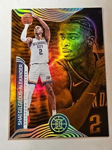 Shai Gilgeous-Alexander - 2021-22 Illusions Trophy Collection Orange Insert Card - Picture 1 of 2