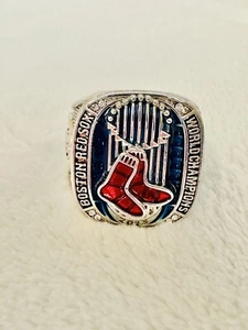 2013 Red Sox World Series Silver Championship Ring, 🇺🇸 SHIP - Picture 1 of 3