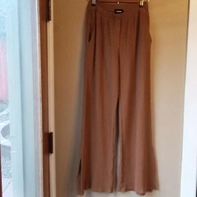 Monrow Loungewear waffle knit Active Wide Leg Pull On Comfy Pants Size M - Image 1 of 4