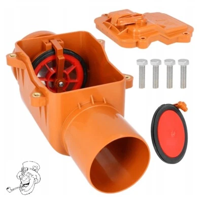 Rückstauklappe  Ø 110 mm Rückstauverschluss Rattenschutz Geruchsverschluss - Bild 1 von 4