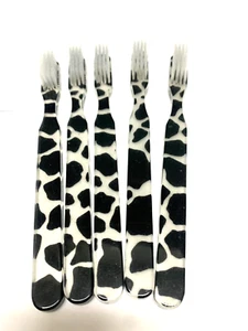 5er Pack Zebra FUN Vintage Designer Zahnbürste von Alan Stuart New York - Bild 1 von 1