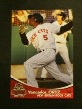 2009 Grandstand, New Britain Rock Cats - YANCARLOS ORTIZ - Dominican Republic