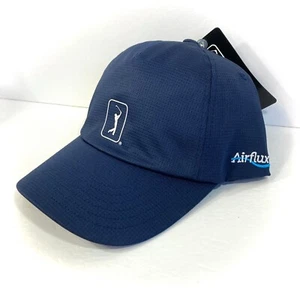 PGA TOUR AIRFLUX GOLF HAT dry fit NAVY BLUE dad cap relaxed low-profile MEN OSFM - Picture 1 of 5