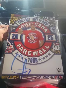 WWE John Cena Signed OFFICIAL 11x14 Poster Photo Autograph Raw Farewell - Picture 1 of 1