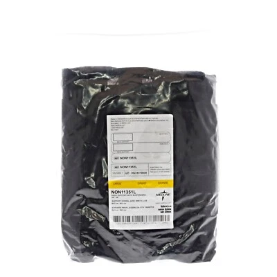 Soporte trasero Medline con tirantes negro - grande 34"-38" - NO 11351L NUEVO Foto 1 de 3