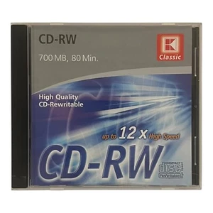 Classic CD- RW 700 MB 80min CD-RW Rohling 1 Stück NEU & unbenutzt - Afbeelding 1 van 2