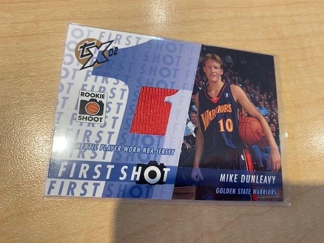 2002-03 Topps Xpectations First Shot Mike Dunleavy Jr. Relic Jersey RC - Orange - Image 1 of 1