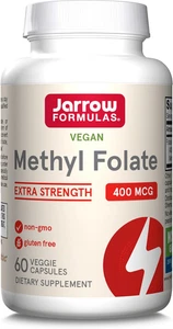 , Methyl Folate (5-MTHF), 400Mcg, Acido Folico, 60 Capsule Vegane, Testate in La - Foto 1 di 12