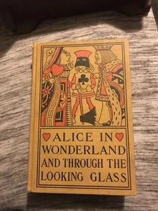 Alice's Adventures in Wonderland & Through the Looking Glass Hardcover 1900's - Picture 1 of 6