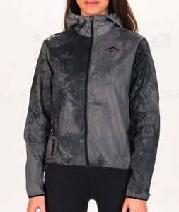 Nike Trail Repel Running Jacket Hooded Packable Black FN6853-010 Womens Size L - Picture 1 of 10