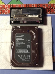 Playstation 2 PS2 FAT HDD Softmod PSBBN Homebrew 2TB + SATA Network Adapter - Picture 1 of 16