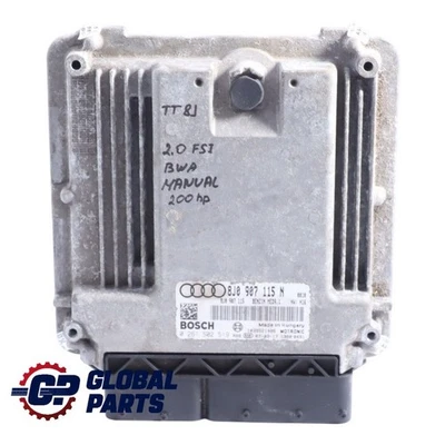 Audi TT 8J 2.0 TFSI BWA 200HP Modulo Di Controllo Motore ECU Manuale 8J0907115N - Immagine 1 di 4