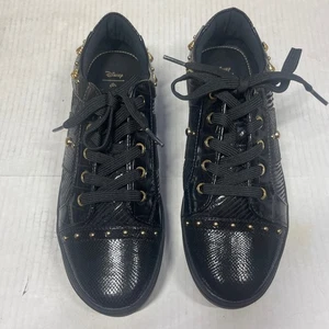 Call it Spring Disney Zapatillas Zapatos Negro Dorado Metálico Tachonado Para Mujer Talla 7.5 - Imagen 1 de 6