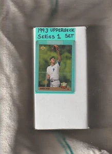 1992 PINNACLE BASEBALL COMPLETE 310- CARD HAND COLLATED SERIES 1 SET W/J.THOME - Picture 1 of 1