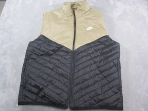 Nike Therma-FIT Chaleco Para Hombres Grande Negro Tostado Acolchado Puffer Cremallera Completa FB8201-010 - Imagen 1 de 10