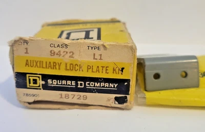 Kit Placa Cerradura Auxiliar Cuadrada D 9422 L1 Nueva Caja Abierta Foto 1 de 2