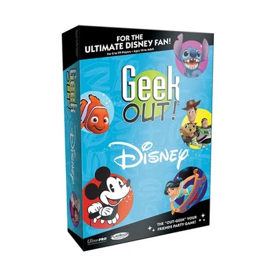 Jogo de tabuleiro Playroom Entertainment Geek Out! - Caixa Disney EX/NM - Imagem 1 de 2