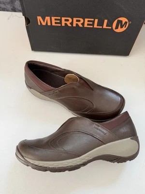 Sapato Feminino Merrell Encore Q2 Moc 10 Espresso J45796 Couro Camurça Novo Na Caixa - Imagem 1 de 4