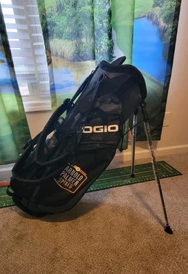 Bolsa de golf OGIO XL 2.0 7 vías negra/gris con logotipo de Arnold Palmer con clavos NUEVO Foto 1 de 4
