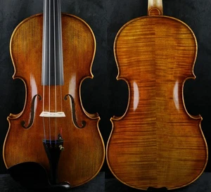 Fabulous Sound Violin Handmade after Stradivar 1716 Violin Pro Level ZM10 - Picture 1 of 12
