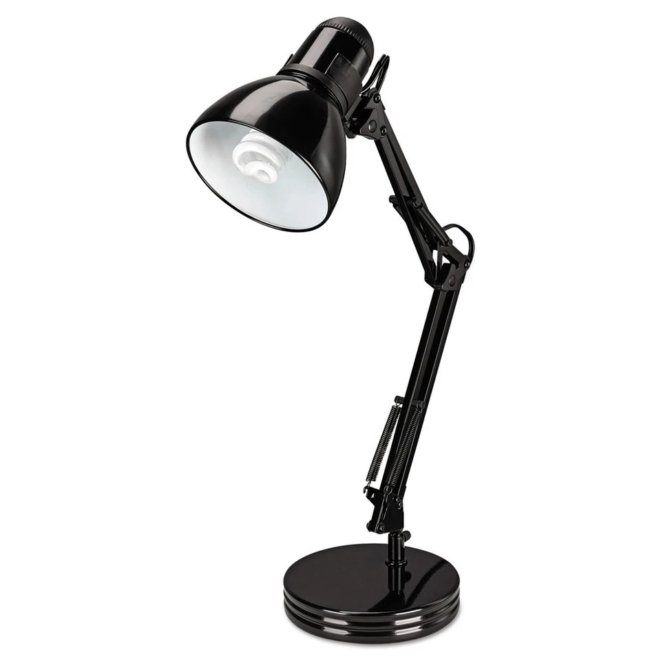 Alera Architect Desk Lamp 2 Prong 22"High Black (ALELMP603B)