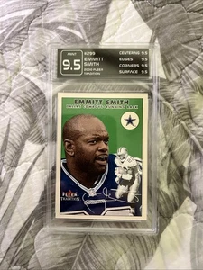 Tarjeta de fútbol americano Fleer Tradition 2000 #299 Emmitt Smith Dallas Cowboys mont 9,5 - Imagen 1 de 2