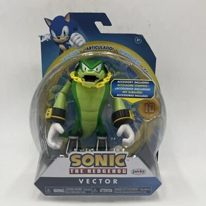 Modellino Sonic The Hedgehog Vector & Super Ring 4" Jakks Pacific - Foto 1 di 4