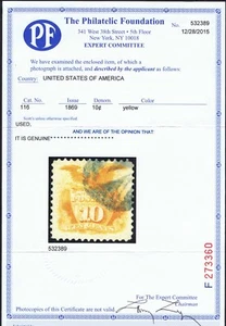 EXCELLENT GENUINE SCOTT #116 VF-XF USED NICELY CENTERED CLEAR G-GRILL PF-CERT - Picture 1 of 3