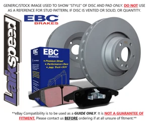 EBC Rear Brake Kit Standard Disc & Ultimax Pad for VW Jetta 2.0 Turbo (2005>10) - Imagen 1 de 3
