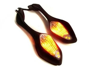 LED Turn Signal Side Rearview Mirrors for 2008-2011 Honda CBR1000RR CBR 1000 RR - Picture 1 of 7