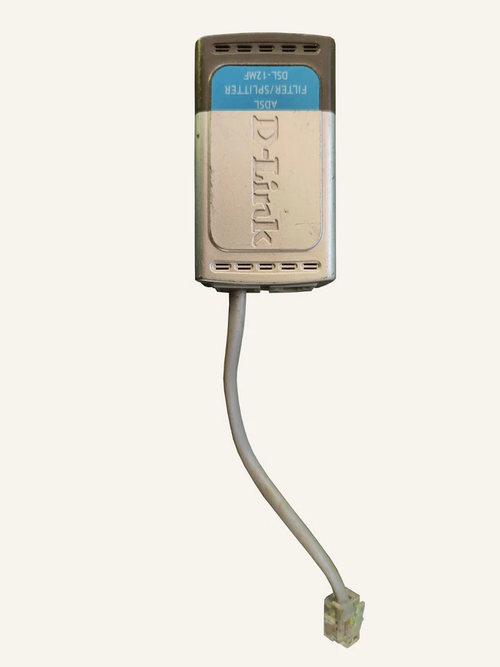 D-Link ADSL Filter Splitter DSL-12MF – Line/Phone Splitter for ADSL Broadband - Bild 1 von 3
