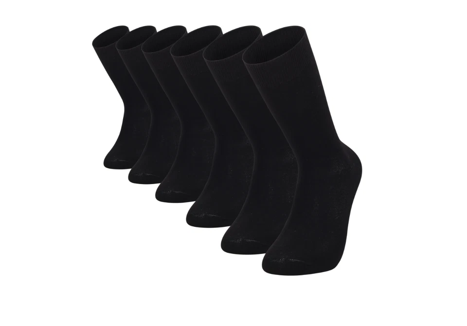6 Paar Bambus Viskose Socken Herren Damen Atmungsaktiv Geruchsneutral - Bild 1 von 4