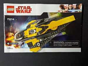 LEGO 75214 - Star Wars Anakin's Jedi Starfighter - ¡Manual de instrucciones SOLAMENTE! - Imagen 1 de 7