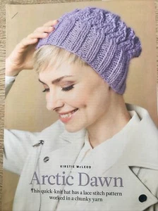 Knitting pattern LADY’S HAT (pretty quick knit in chunky yarn) - Picture 1 of 4